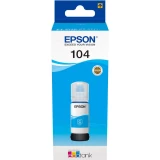 Epson tinta EcoTank 104 original  cijan C13T00P240
