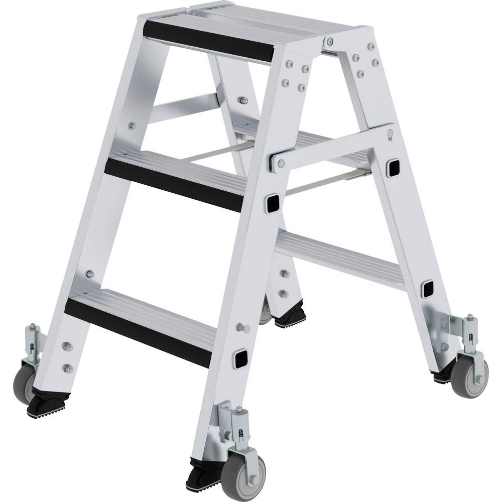 Günzburger Steigtechnik 43206 aluminij ljestva sa nivojima Radna visina (maks.): 2.25 m slika