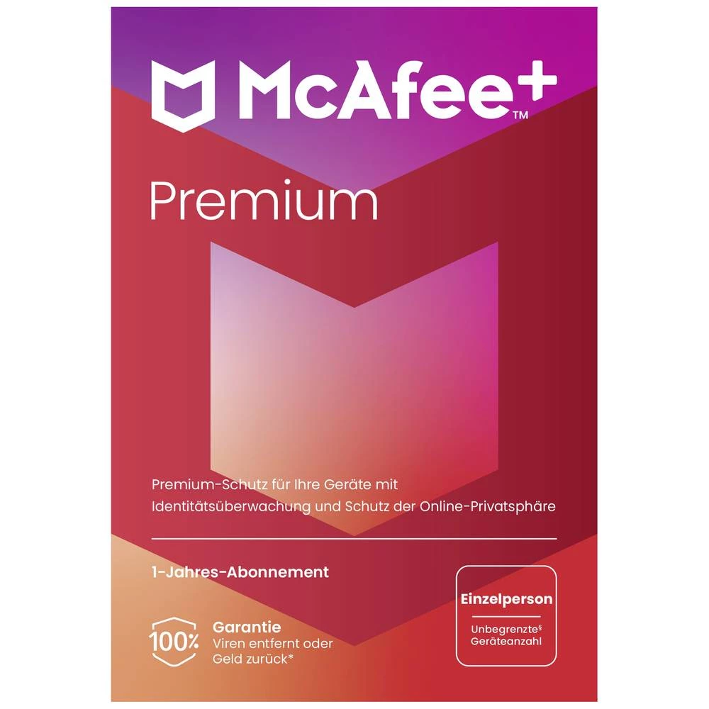 McAfee Premium - Individual godišnja licenca, 1 licenca Windows, mac os, android, ios antivirus slika