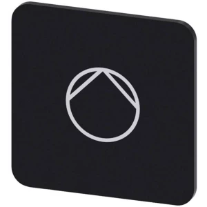 Siemens 3SU1900-0AF16-0RD0 ploča za natpise kvadratan (Š x V) 22 mm x 22 mm  crna, bijela 10 St. slika