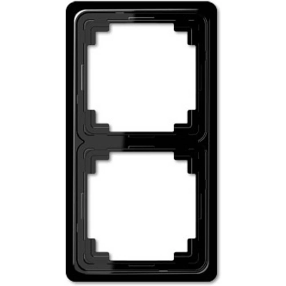 Jung 2-struki Okvir Poklopac Crna CDP582SW slika
