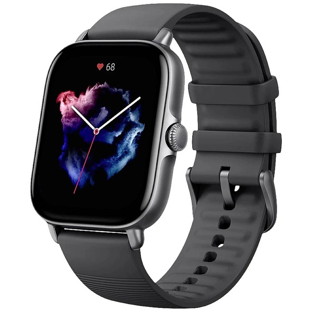 Amazfit GTS 3 pametan sat    crna slika