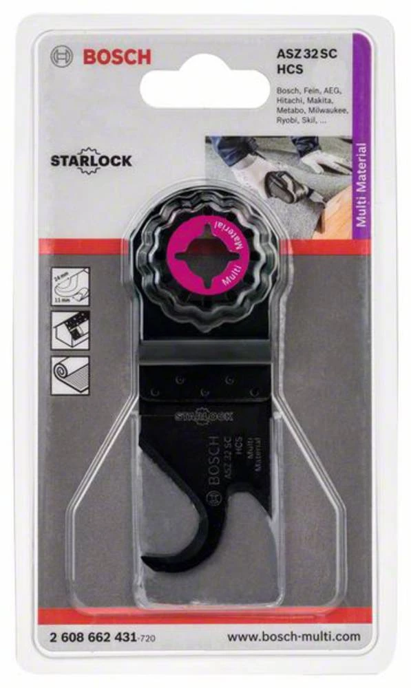 Segmentni nož Bosch Accessories ASZ 32 SC 2608662431 1 ST slika