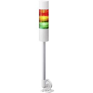 Signalni toranj LED Patlite LR6-302QJBW-RYG 3-bojno, Crvena, Žuta, Zelena 3-bojno, Crvena, Žuta, Zelena Žmigavac, Stalno svjetlo slika