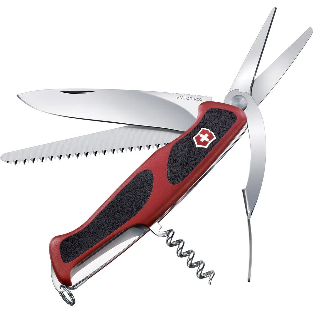 Švicarski džepni nož Broj funkcija 7 Victorinox RangerGrip 71 0.9713.C Crna, Crvena slika