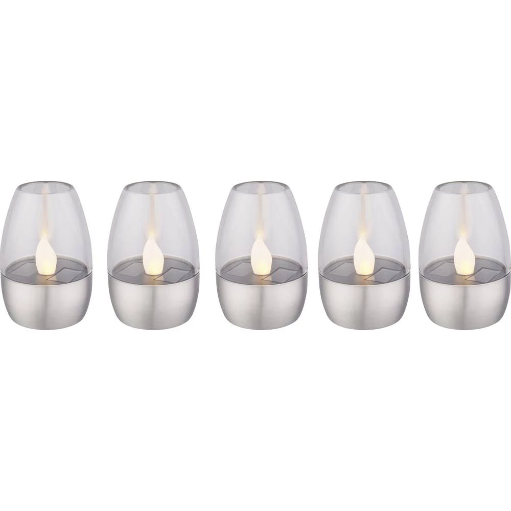 Solarno dekorativno svjetlo 0.06 W Toplo-bijela Polarlite PL-8228600 Plemeniti čelik slika