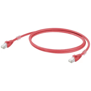 Weidmüller 1166030020 RJ45 mrežni kabel, Patch kabel cat 6a S/FTP 2 m crvena 1 St. slika