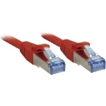 LINDY 47170 RJ45 mrežni kabel, Patch kabel cat 6a S/FTP 20.00 m crvena sa zaštitom za nosić 1 St.