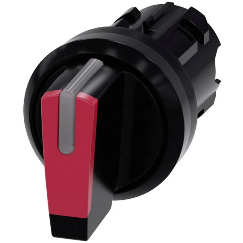 Siemens 3SU1002-2BP20-0AA0 preklopni prekidač prednji prsten od plastike, osvjetljen geg crna, crvena 2 x 45 °  1 St. slika