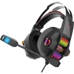 Berserker Gaming EIKTHYRNIR igraće naglavne slušalice sa mikrofonom 3,5 mm priključak, USB sa vrpcom, stereo preko ušiju crna