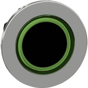 Schneider Electric ZB4FW933 prednji element za osvijetljeni gumb plosnat, ponovno postavljiv (Ø) 30.5 mm neobilježeno krom boja, zelena 1 St. slika