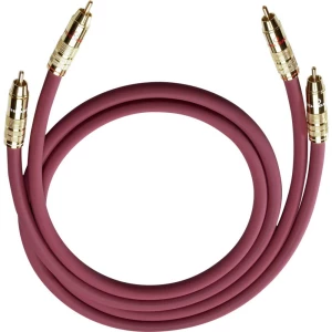 Oehlbach Cinch Audio Priključni kabel [2x Muški cinch konektor - 2x Muški cinch konektor] 0.70 m Antracitna boja pozlaćeni konta slika