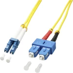 LINDY 47471 Glasfaser svjetlovodi priključni kabel [1x muški konektor LC - 1x SC-utikač] 9/125 µ Singlemode OS2 2.00 m