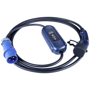 Kabel za električni automobil AK-EC-14 CEE 3-pin Type2 LCD 32A 5m Akyga AK-EC-14 kabel za punjenje eMobility  5 m slika