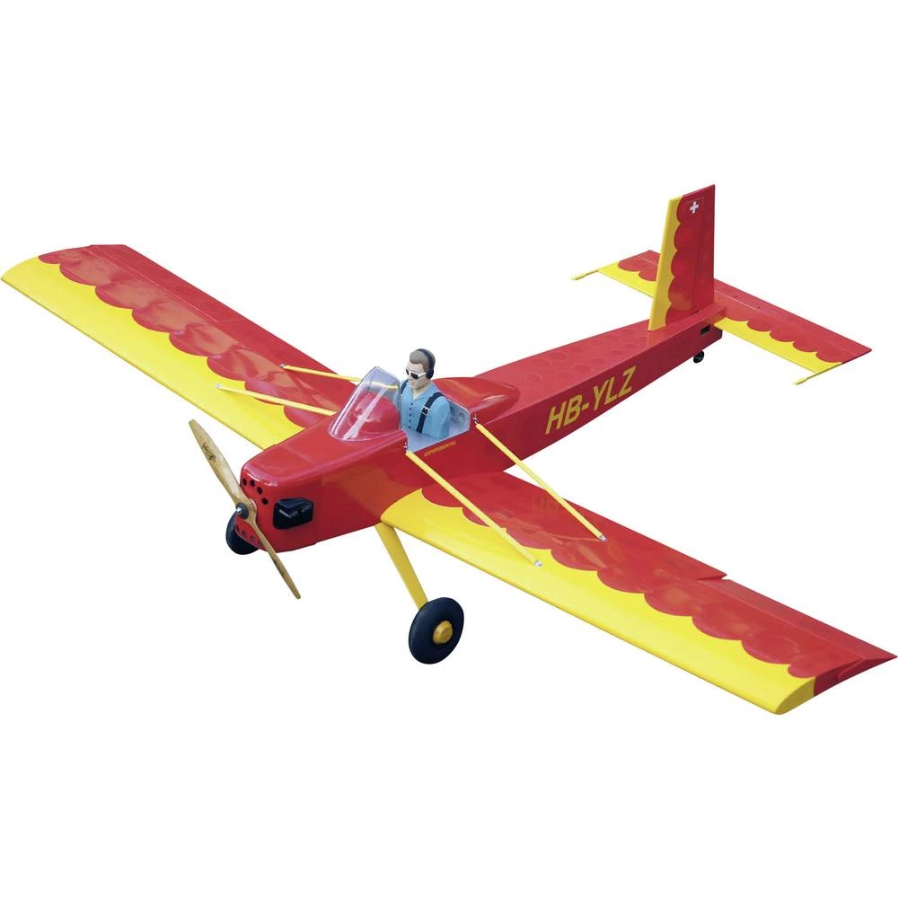 VQ Volksplane VP-1 Crvena RC model motornog zrakoplova ARF 1630 mm slika