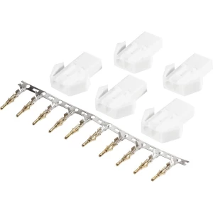 Modelcraft 227321 utikač za akumulator Mini-Tamiya pozlaćen 1 Set slika