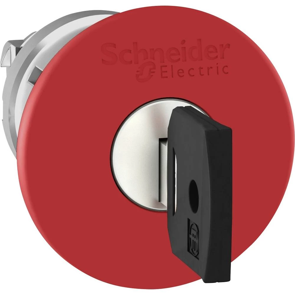 Schneider Electric ZB4BS94414 prednji element prekidača za zaustavljanje u nuždi ponovno postavljiv, zaključan (Ø) 22 mm neobilježeno krom boja, crvena 1 St. slika