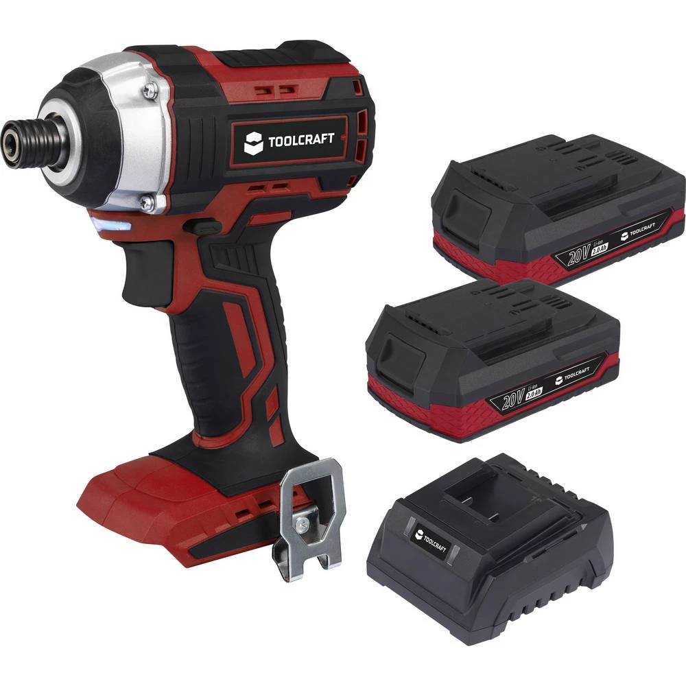 TOOLCRAFT ASS-850 Reihe TAWB-200 Bürstenlos Schlagbohrmaschine 20 V Li-Ion 2 Akku 20 V 2000 mAh Li-Ion slika