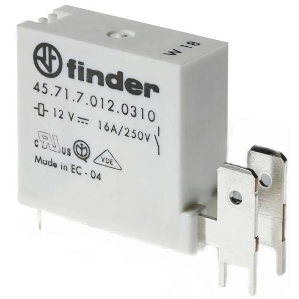 Finder 45.71.7.048.1310 relej za tiskane pločice 48 V/DC 16 A 1 zatvarač kom. slika