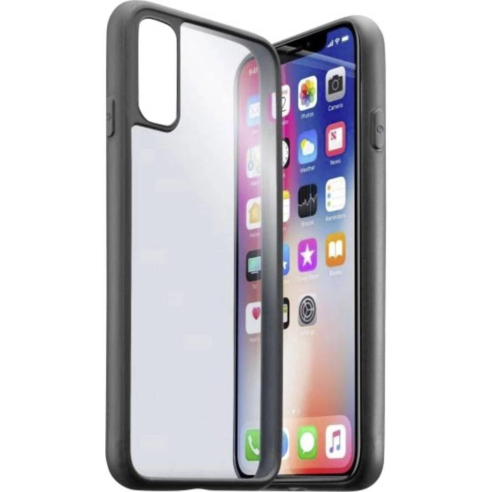 iPhone stražnji poklopac Cellularline CONTOURCIPH8K Pogodno za: Apple iPhone X, Crna slika