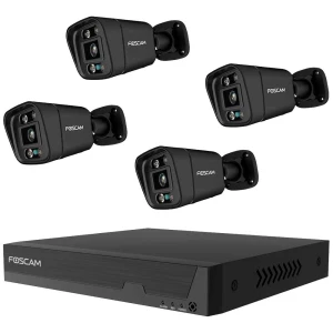Foscam FN9108E-B4-2T black lan ip-set sigurnosne kamere 8-kanalni sa 4 kamere 3840 x 2160 piksel slika
