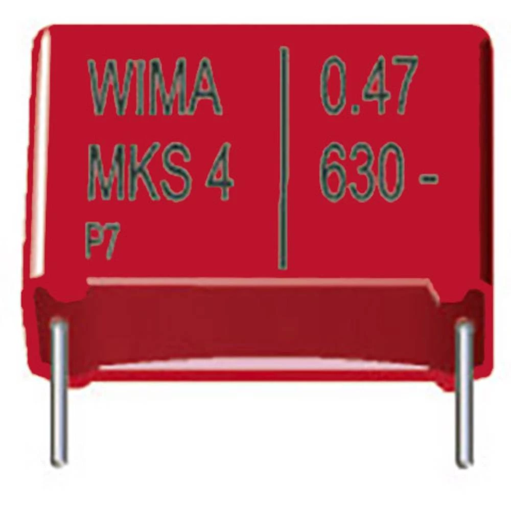 Wima MKS 4 0,033uF 10% 630V RM10 1 kom. MKS-folijski kondenzator radialo ožičen  0.033 µF 630 V/DC 10 % 10 mm (D x Š x V) slika