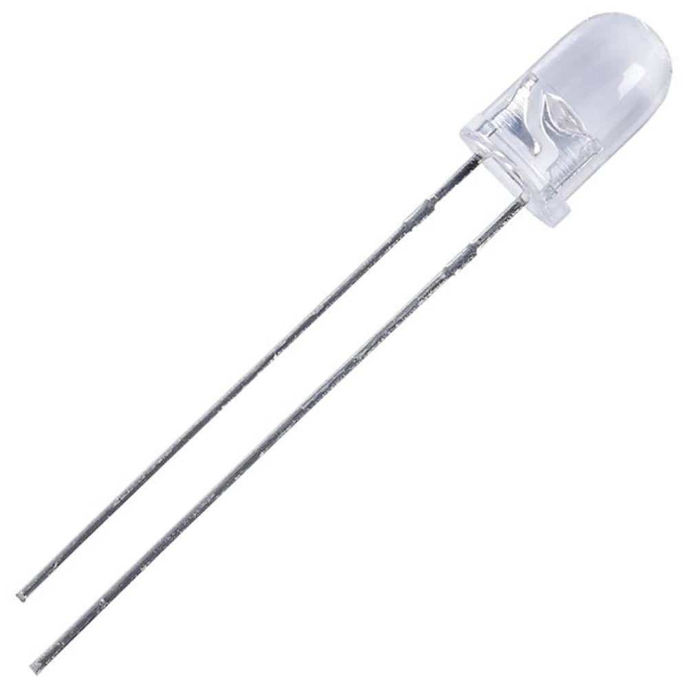 Kingbright LED ožičen crvena okrugli 5 mm 1400 mcd 30 ° 30 mA 1.85 V slika