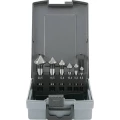Konično glodalo-komplet 6-dijelni 6.3 mm, 8.3 mm, 10.4 mm, 12.4 mm, 16.5 mm, 20.5 mm HSS TOOLCRAFT 1614138 Cilinder 1 ST slika