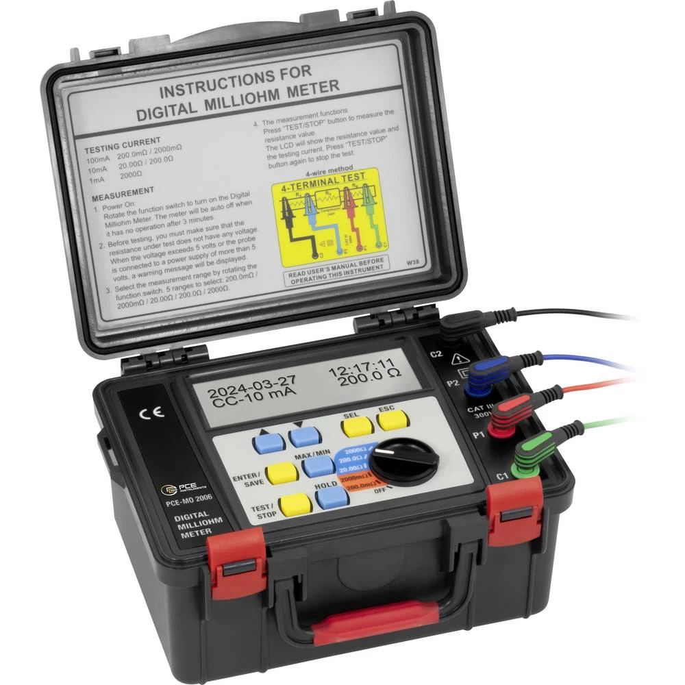 PCE Instruments PCE-MO 2006 Ohm metar 600 V slika