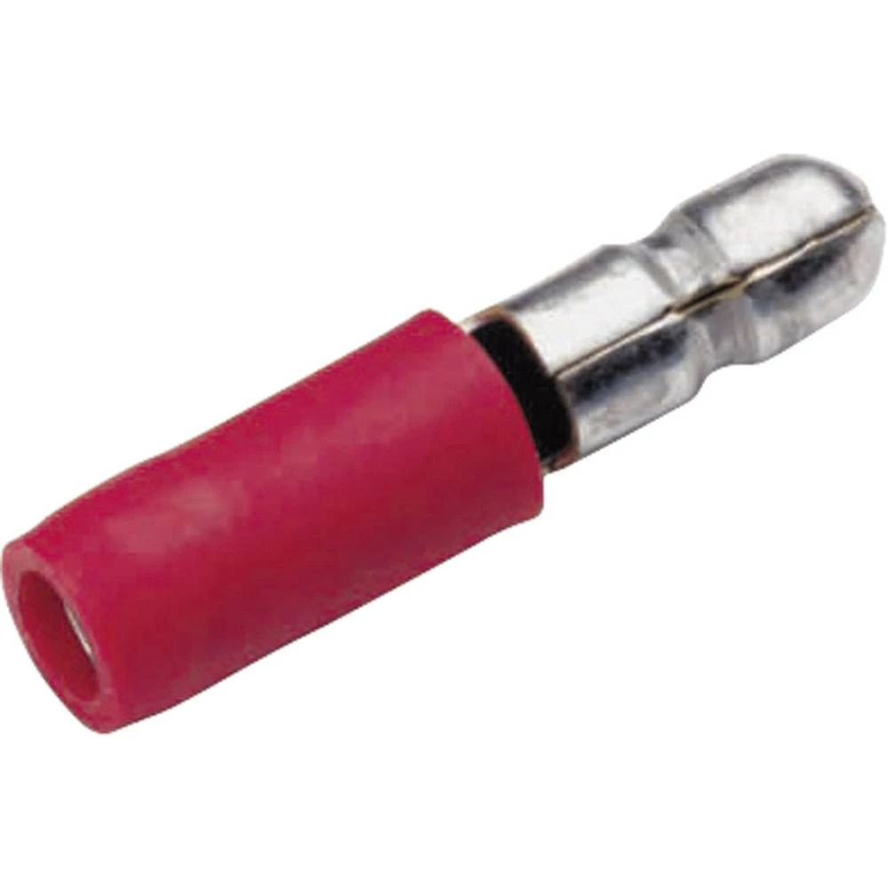 Cimco 180300 okrugli utikač 0.50 mm² 1 mm² Zatik-Ø: 4 mm izolirani dio crvena 1 kom. slika