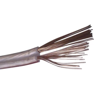 Zvučnički kabel 2 x 0.75 mm² Prozirna Kash 23316A 20 m slika