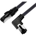 BKL Electronic 144037 RJ45 mrežni kabel, Patch kabel CAT 8.1 S/FTP 2 m crna bez halogena 1 St.