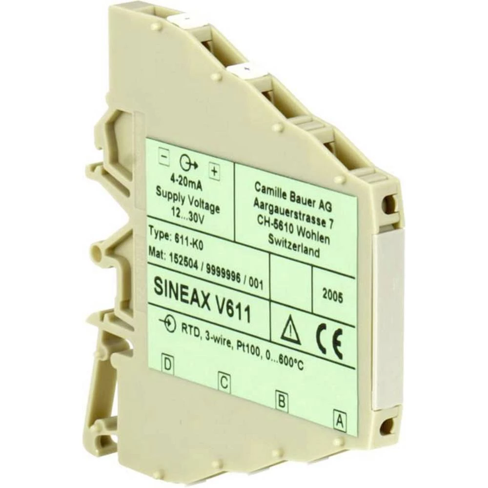 Camille Bauer Programirajući temperaturni odašiljač tipa SINEAX V 611 u dvožičnoj tehnologiji, 152504 slika