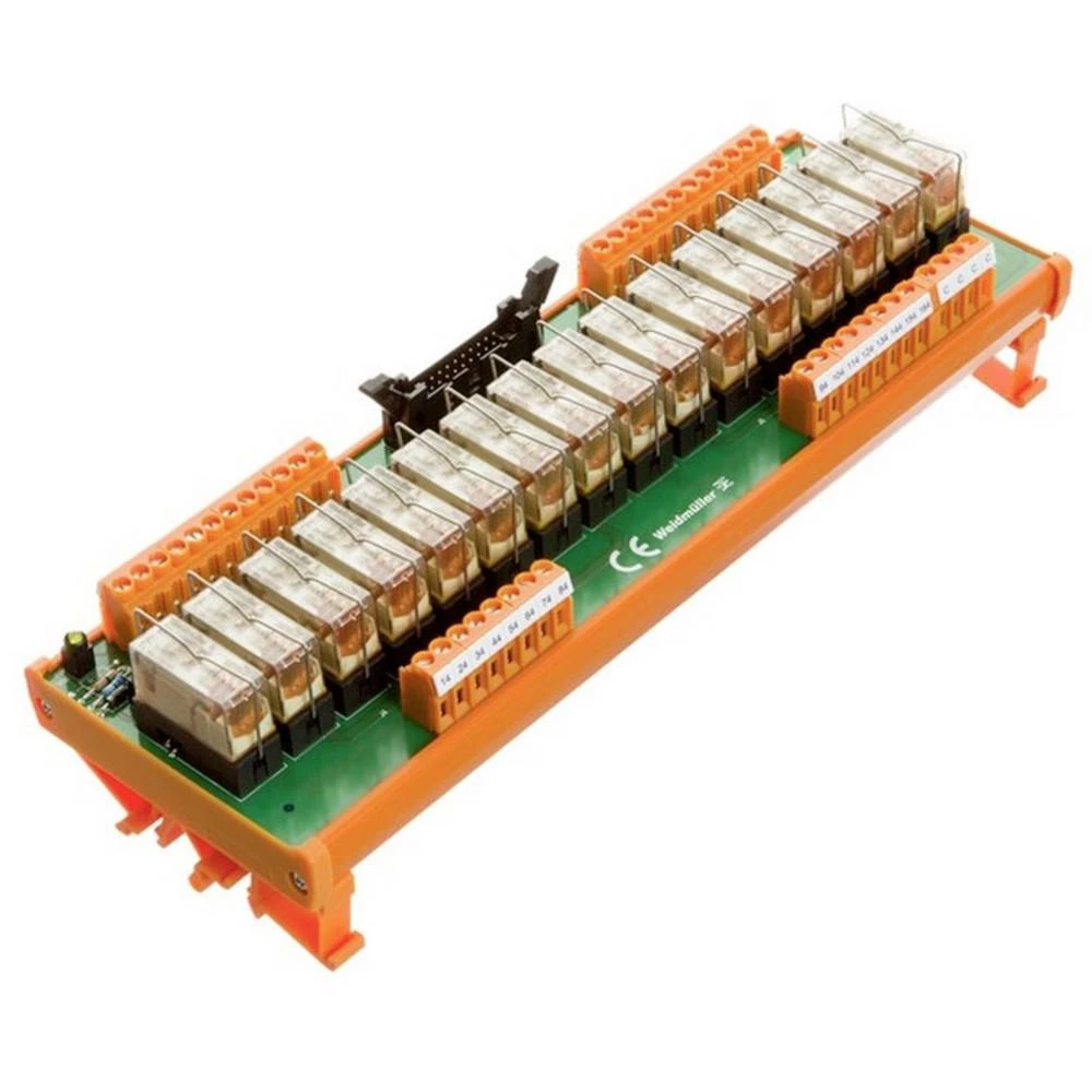 Weidmüller relejna ploča s prikazom, led 1 St.  RSM-16 24VDC 1NO + C Z  24 V/DC slika