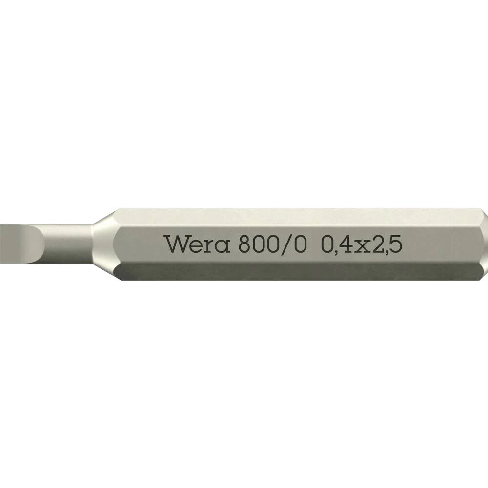 Wera 800 Micro pljosnati bit 2.5 mm 1 kom. slika