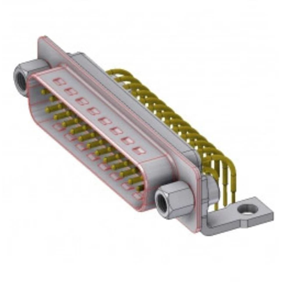 D-SUB utikač 90 ° Broj polova: 25 Lem, Pinovi DELTRON SWISS 1 ST slika