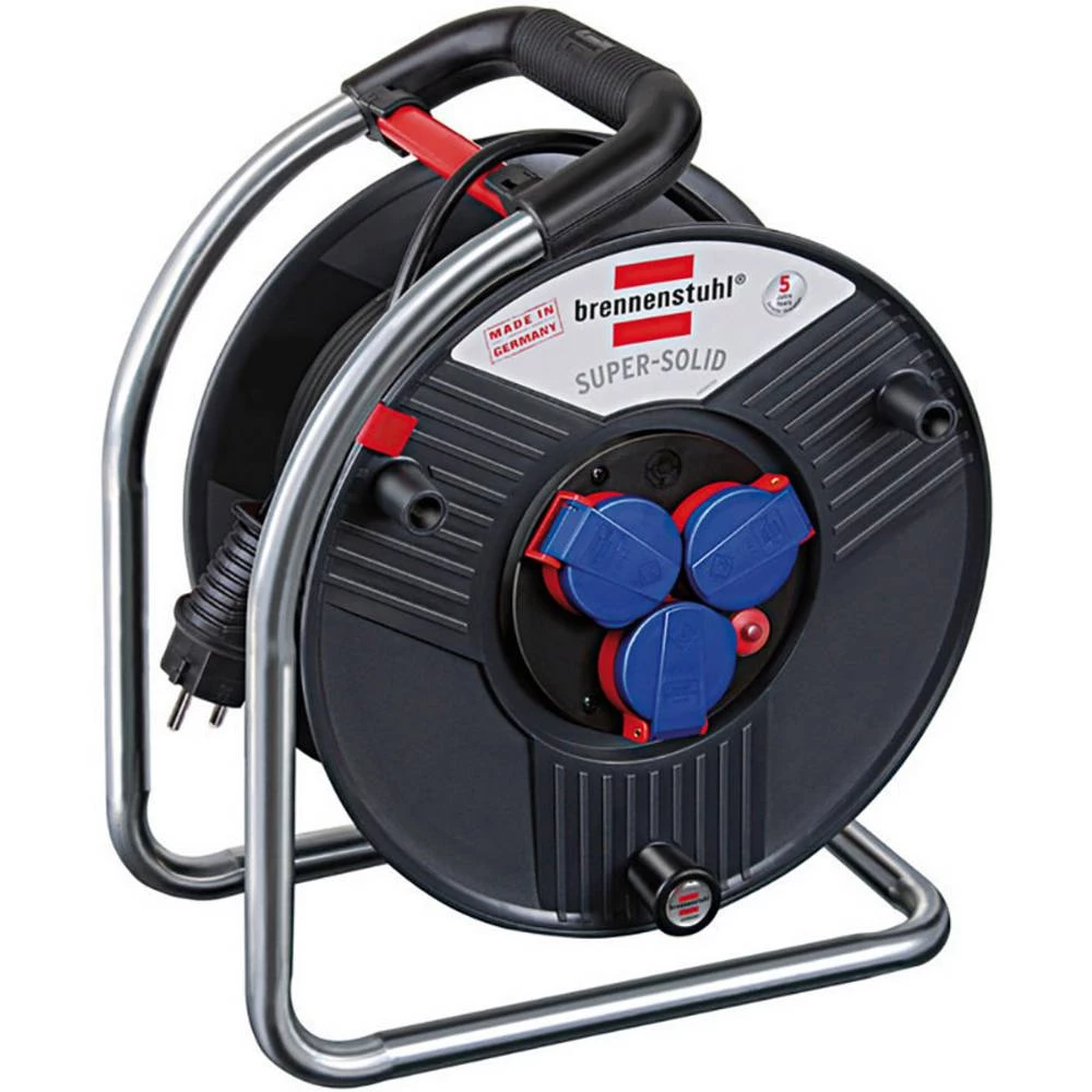 Brennenstuhl 1308210 Kabelski bubanj 50 m Crna Sigurnosni utikač slika