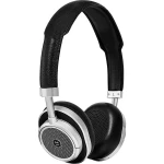 Bluetooth® Naglavne slušalice Master & Dynamic MW50+ Preko ušiju Crna, Srebrna