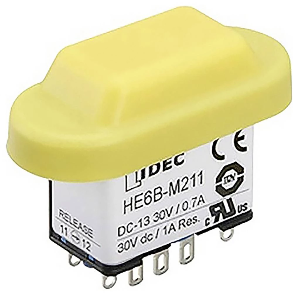 Idec HE6B-M200Y HE6B Series tipka za potvrdu IP65 (u skladu sa EN 60529) 1 kom. slika