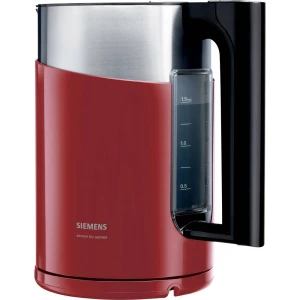 Siemens TW86104P kuhalo za vodu bezžičan, zaštita od pregrijavanja crvena, srebrna slika