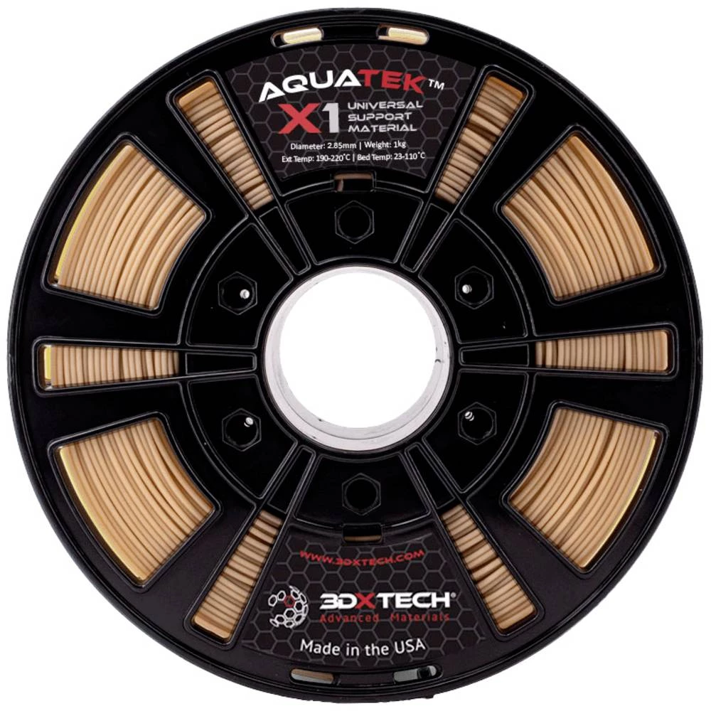 3D Xtech USM1030500N AQUATEK X1 ADVANCED USM 3D pisač filament  topljiv u vodi 2.85 mm 500 g prirodno-bež  1 St. slika