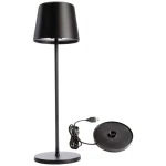 Deko Light 620200 Canis LED akumulatorska stolna lampa 3.5 W toplo bijela crna