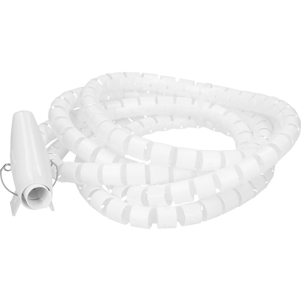 Cablehome 128535  spiralno crijevo bijela plastika  1 St. slika