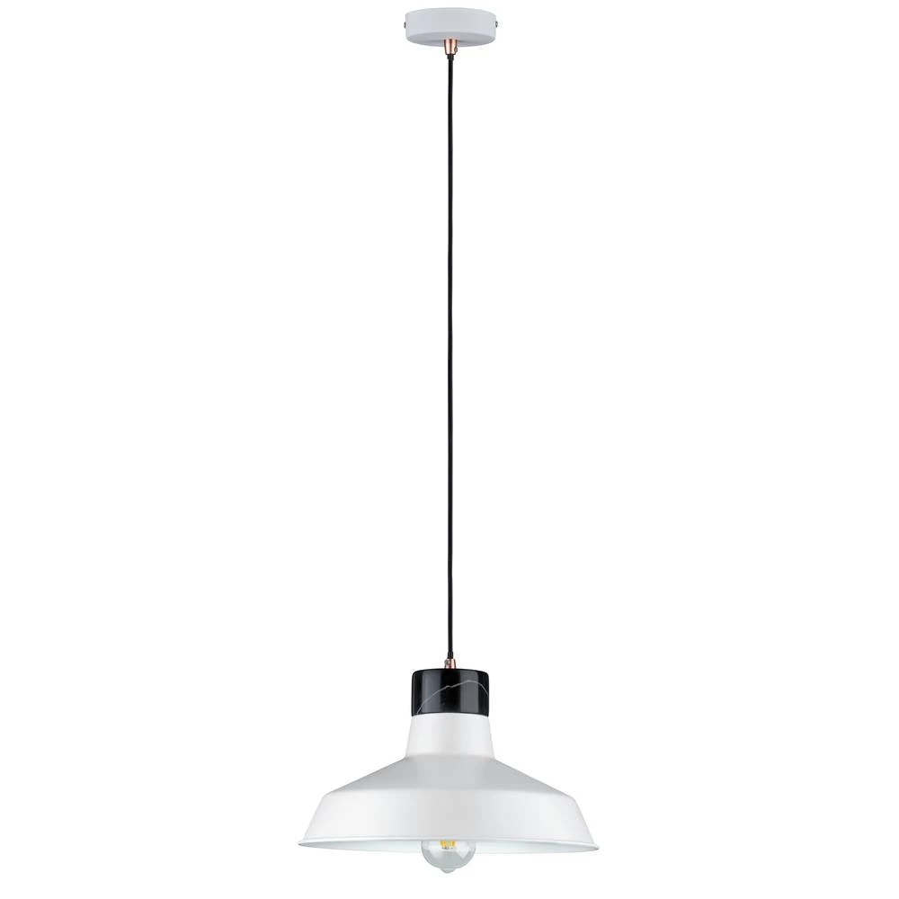 Viseća svjetiljka LED E27 20 W Paulmann Neordic Disa 79607 Bijela (mat), Crna, Bakrena mat slika