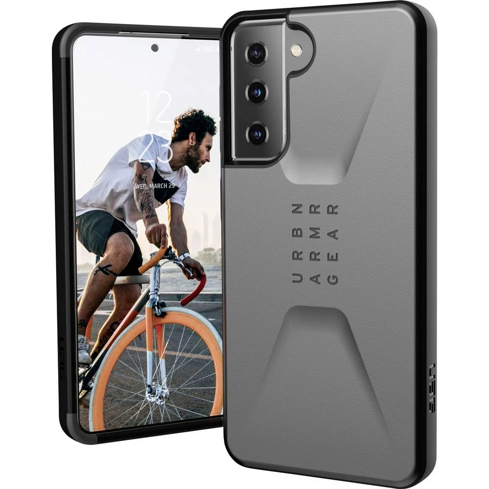 Urban Armor Gear Civilian stražnji poklopac za mobilni telefon Samsung srebrna slika