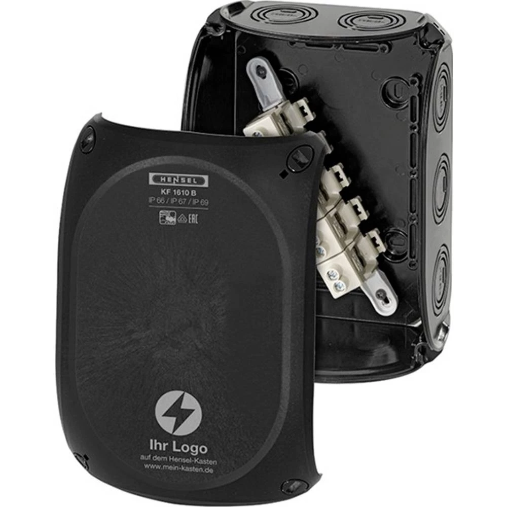 Hensel 62000395 razvodna kutija s vijčanim stezaljkama, otporna na vremenske uvjete, bez halogena (D x Š) 210 mm x 155 mm  1 St. slika