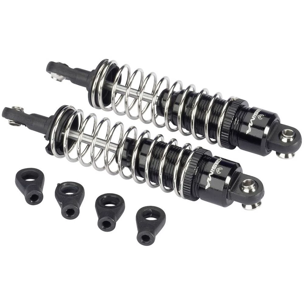 Absima 1:10 Aluminijski uljni amortizeri Crna Krom boja 95.92 mm 2 ST slika