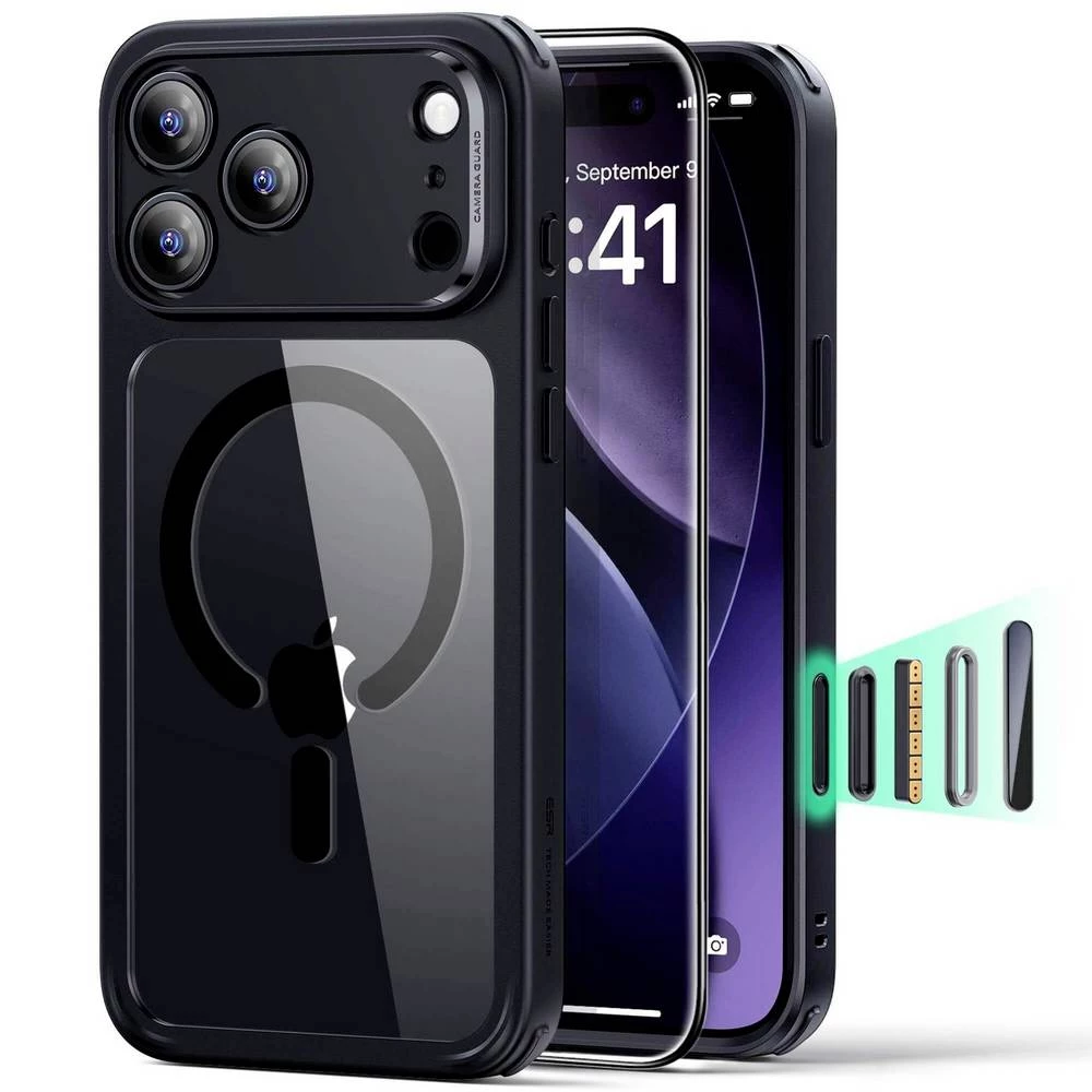 ESR torbica Apple iPhone 17 Pro Max crna, prozirna 1A89200201 slika