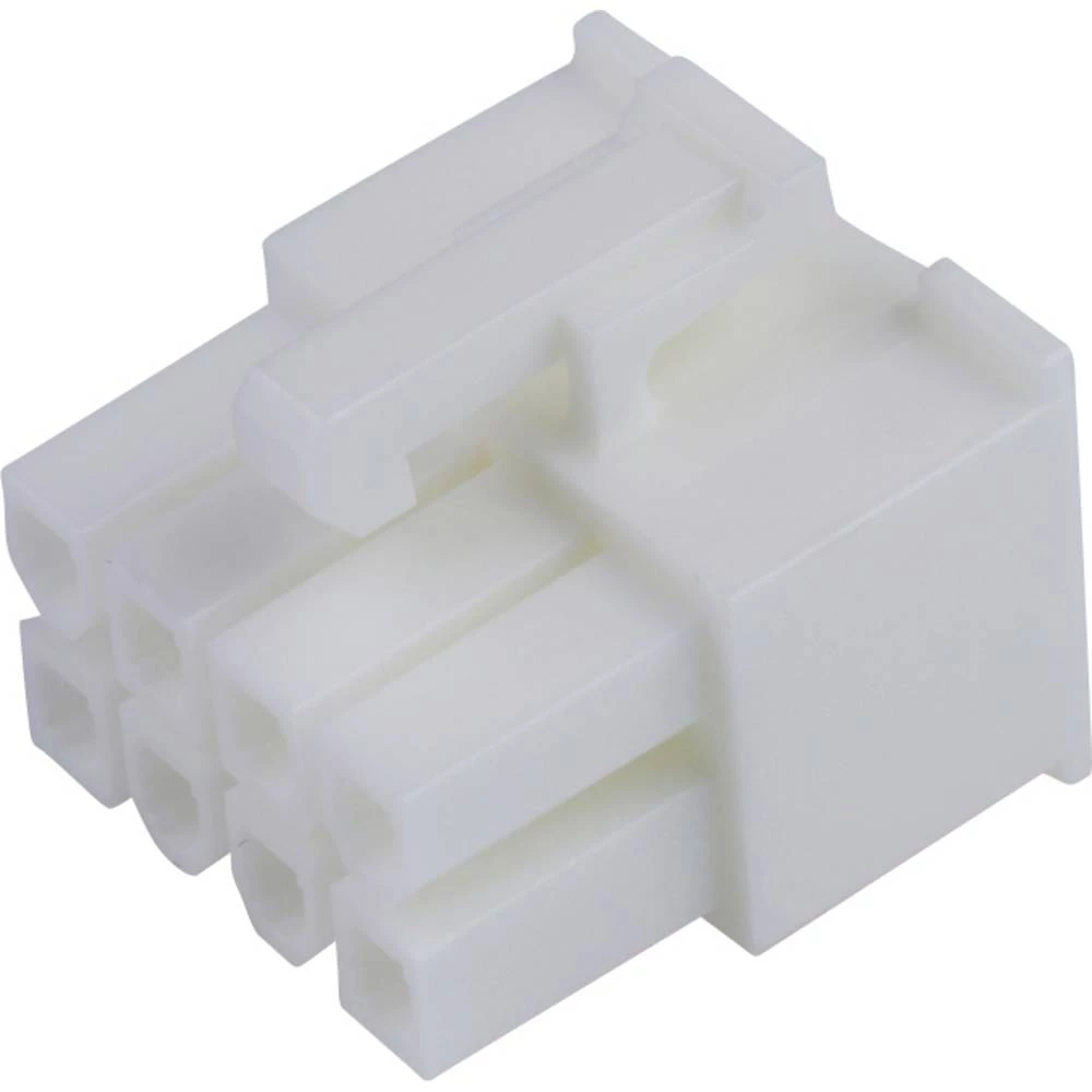 Molex 39012085 Mini-Fit Jr. Receptacle Housing, Dual Row, 8 Circuits, UL 94V-0, Natural slika
