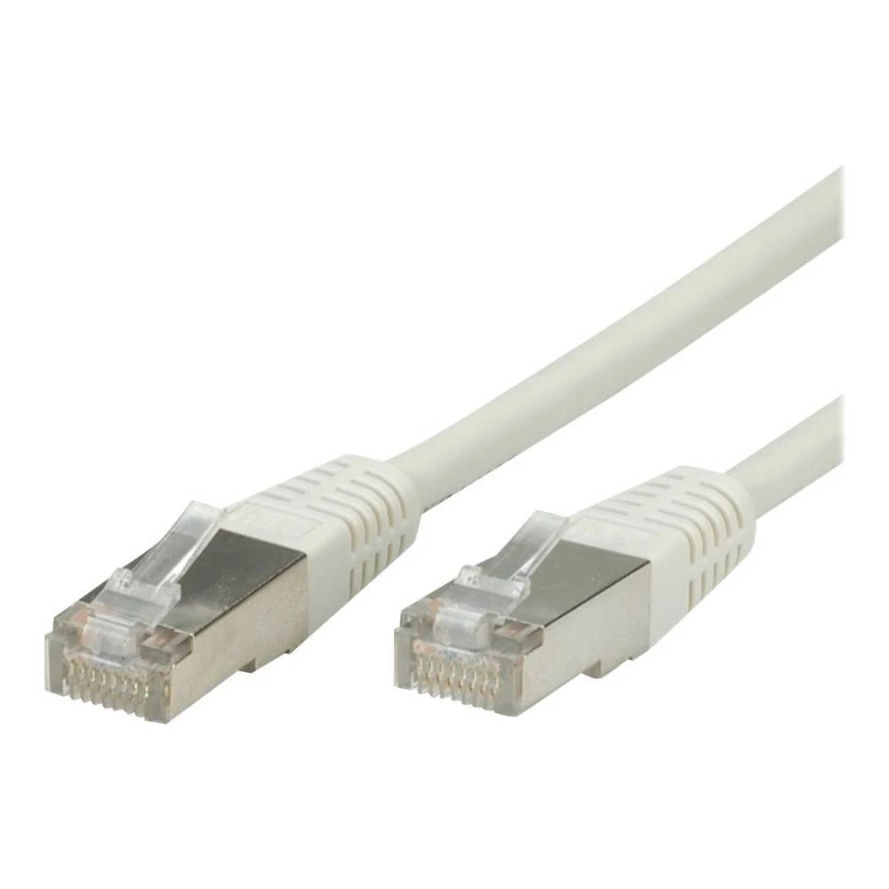 Value 21.99.0315 RJ45 mrežni kabel, Patch kabel cat 5e S/FTP 15.00 m siva dvostruko zaštićen, pozlaćeni kontakti 1 St. slika